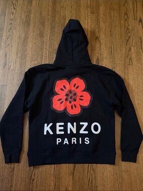 Kenzo Black GOTS Oversized Hoodie - Size S - BNWT